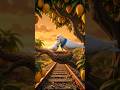Kabootar Ne Railway Track Par Aam Ka Ped Lagaya #shortvideo #ai #emotional