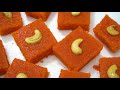 Easy & Quick Sweet recipe 15 ని||ల్లోరెడీ 😋నోట్లో ఇట్టే కరిగిపోతుంది-Holi Special Sweet Rava Burfi