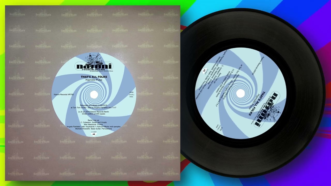 THAT'S ALL FOLKS! + ANUSEYE || NASONI RECORDS / SPLIT 7" - (REMASTERED 2024)