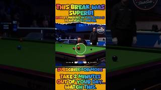 Robert Milkins in full flow is beautiful to watch.P-5#shorts #snooker #billiards #pool #pooltrick