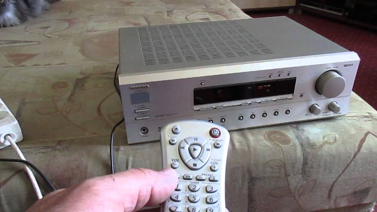 ONKYO TX DS494 YouTube