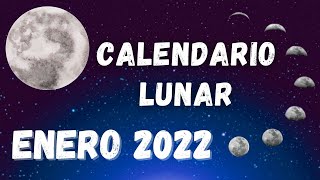 Calendario Lunar Enero 2022