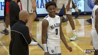 Bronny James Full Game Footage From 1st Start of HS Career!