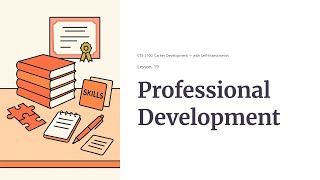 Unlocking Career Success - The Power of Continuous Learning (Lesson 19)