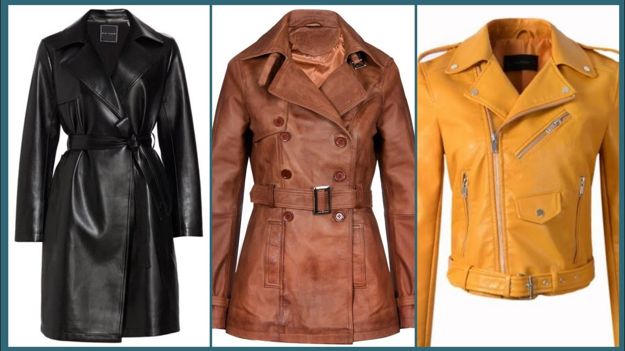 Soo stylish leather jacket ideas #leatherdesign 