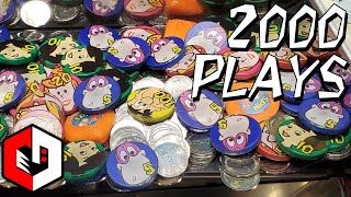 Just One More Swipe... 2000 PLAYS at Flintstone Coin Pusher! screenshot 3