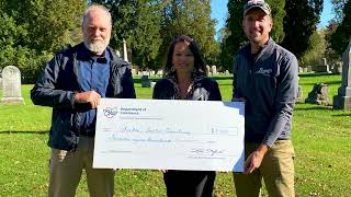 Ohio Cemetery Grant Fund Check Presentations
