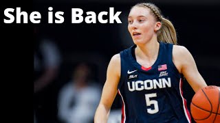 Paige Bueckers is back - See how UConn is going small