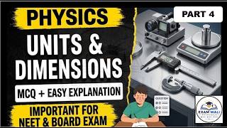 Physics Units &amp; Dimensions | PART 4 |: Easy Tricks to Solve Any MCQ in 30 Seconds ⚡