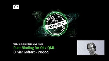 Rust binding for Qt : How to mix QML with Rust