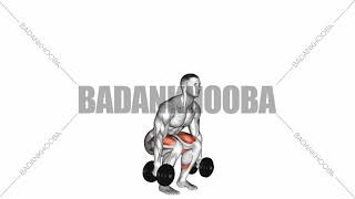 643- اسکوات با دمبل dumbbell squat