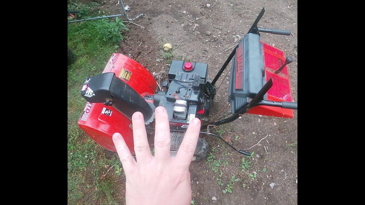 snowblower how to fix drive locked drive axle part 4 YouTube