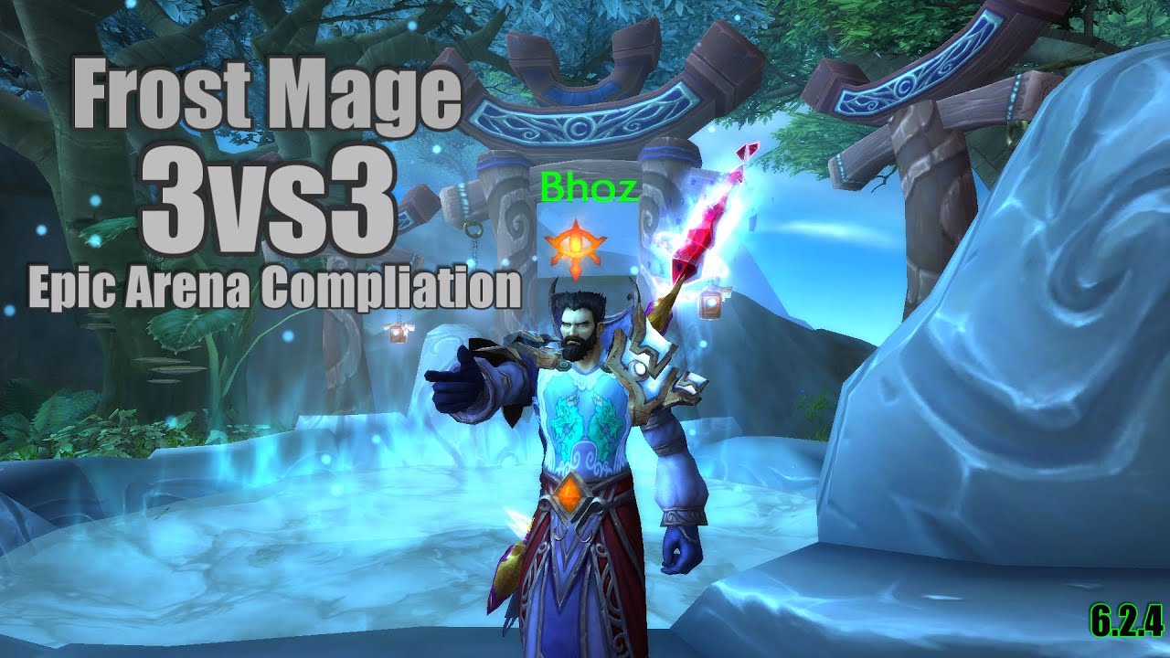 Bhoz Gaming - Epic 3v3 Arena - WoW 6.2.4 Frost Mage / MM Hunter / Resto Druid PvP (Part 2)