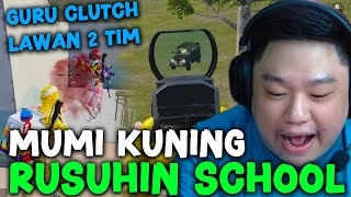 SKIN MUMI KUNING FAVORIT RUSUHIN SCHOOL SAMPE CLUTCH 2 SQUAD! MUSUHNYA TERCOBLOS-COBLOS | RICS PUBGM