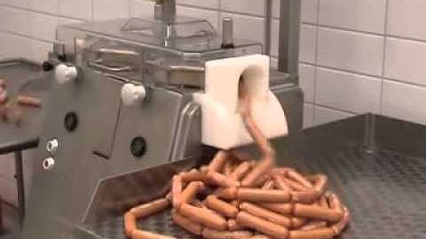 Máy cắt xúc xích tự động