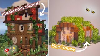 Minecraft building ideas from TikTok 💧 Soft rain & lo-fi screenshot 1