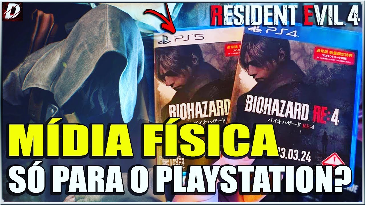 Resident Evil 4 terá mídia física no Brasil