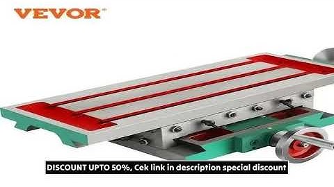 VEVOR Compound Multifunction Milling Machine Work Table 2 Axis Cross Slide Bench Drill Vis