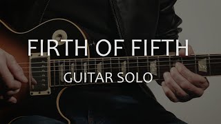 Firth Of Fifth By Genesis Guitar Solo