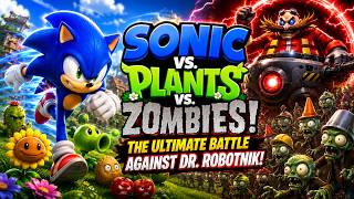 The CRAZIEST Sonic Crossover - Plants, Zombies, Robots CLASH! screenshot 4