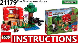 How to Build 21179 The Mushroom House 2022 | MINECRAFT | LEGO Instructions