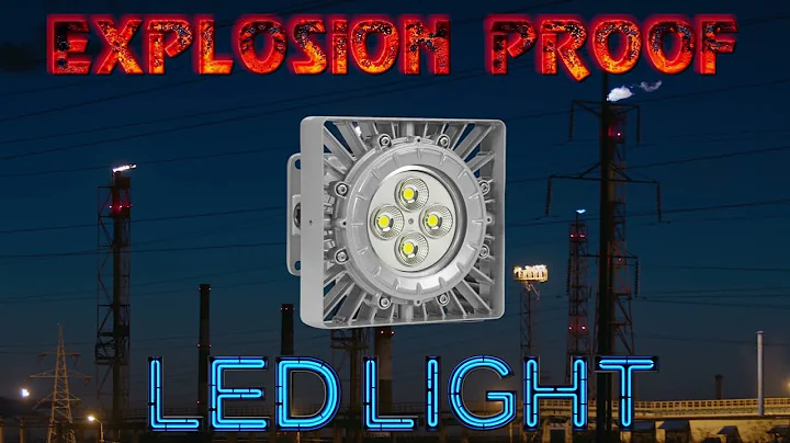 Explosion Proof Low Bay LED Light Fixture - Paint Spray Booth Approved - 3,500 Lumens