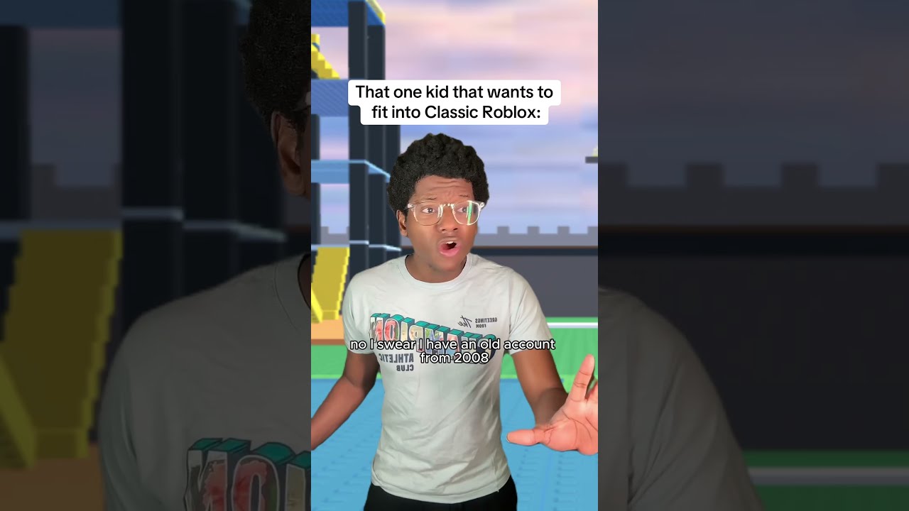 That One Kid Wants To Fit Into Classic Roblox 