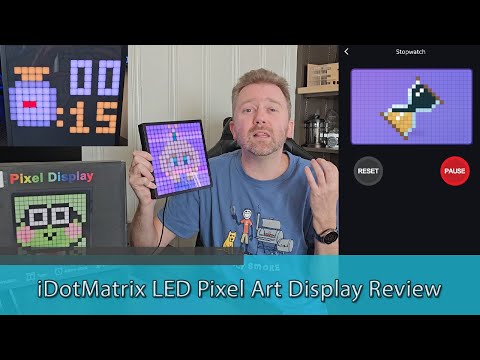 iDotMatrix LED Pixel Display, 32x32 Programmable Pixel Art Display