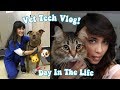 Day in the life of vet techvet tech vlog 7needle aspirate and demodex