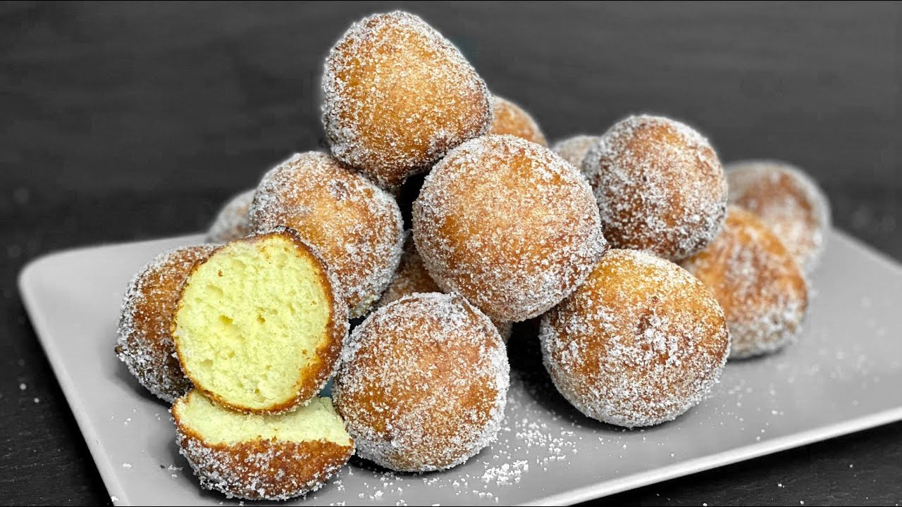 Quarkbällchen Rezept selber machen fluffig / lecker wie vom Bäcker