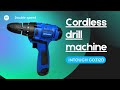 Battery drill  cordless drill machine  driver drill  charger