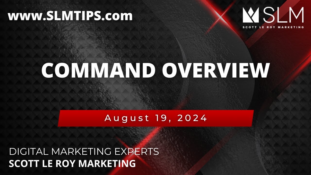 Command Overview 8/19 - YouTube