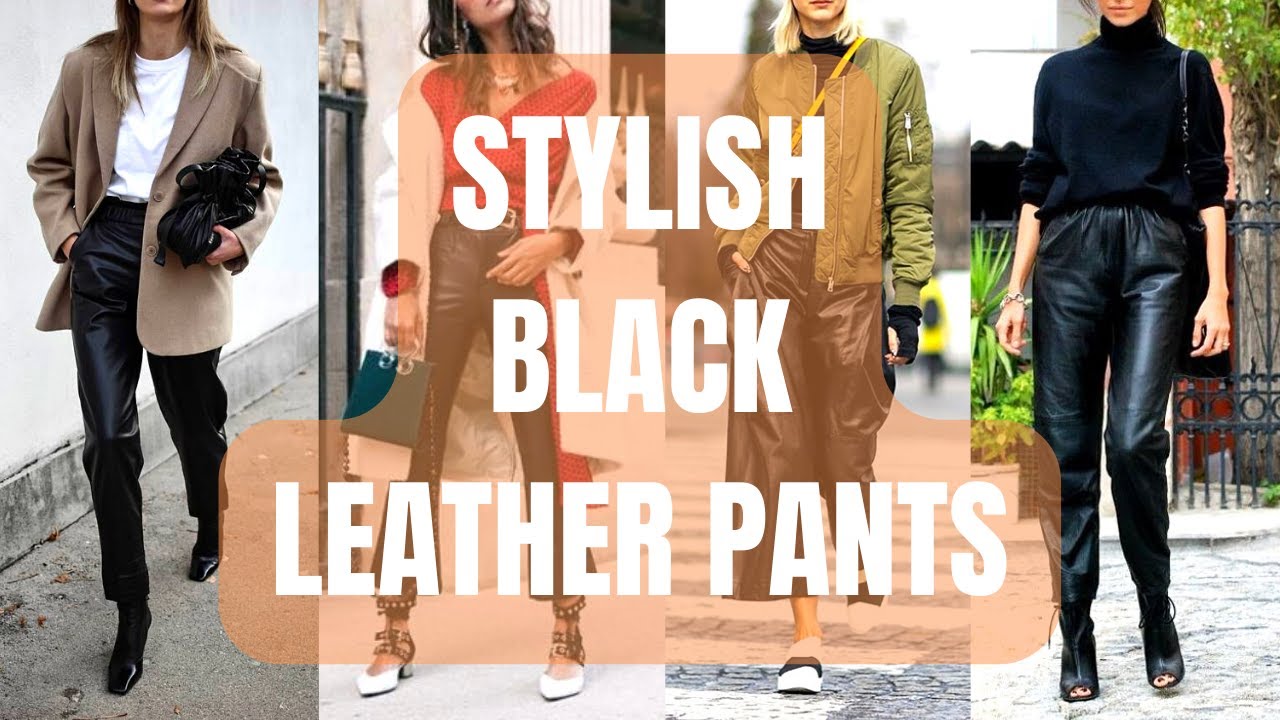 Buy RSVP by Nykaa Fashion Black It Is My Classy Choice Leather Pants Online