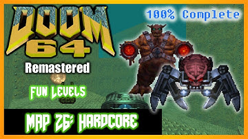 Doom 64 (PC) [4K] Fun Levels | 100% Complete | Map 26 Hardcore