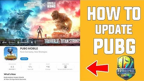 How To UPDATE GODZILLA VS KONG MODE PUBG MOBILE - SAMSUNG,A3,A5,A6,A7,J2,J5,J7,S5,S6,S7,59,A10,A20