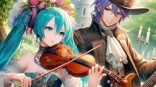 The guitar fell in love with the violin