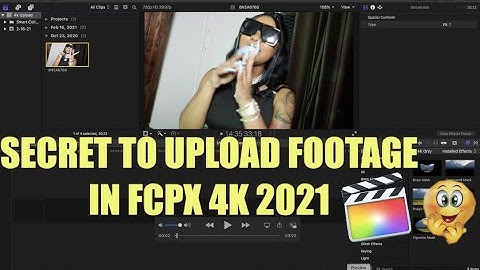 HOW TO UPLOAD A VIDEO FROM FINAL CUT PRO X IN 4K TO YOUTUBE IN 2021?