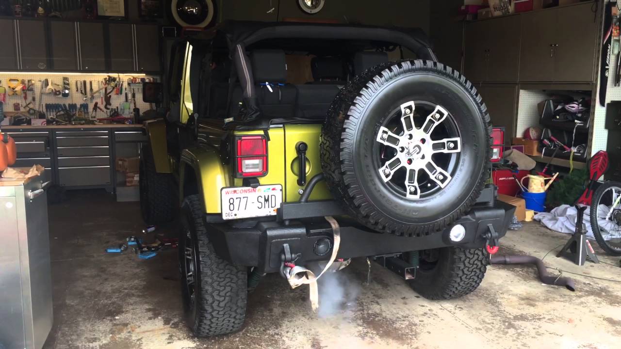 '07 Jeep JKU with Flowmaster American Thunder Exhaust YouTube
