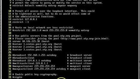 Install and Configure NTP server on Centos