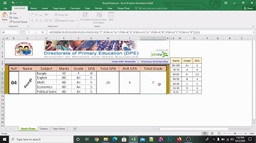 how to create result sheet in excel bangla (Part-1) | BASAR360XL