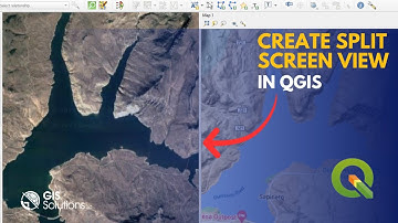 Create a Split Screen View in QGIS