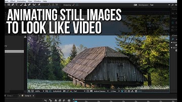 After Effects Tutorial - Animating still images to look like video
