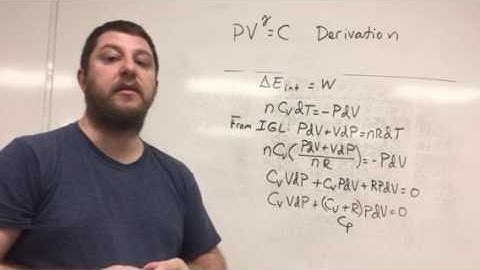 Adiabatic Relationship Derivation