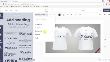 How to change font in Woocommerce product designer plugin