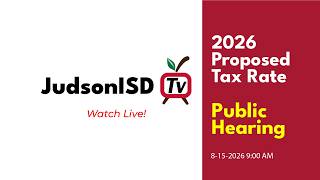 2026 Public Hearing 2026 Proposed Tax Rate