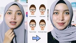 Tips dan Tutorial Hijab Berdasarkan Bentuk Wajah Bulat Tembem Oval Kotak - Durasi: 10.09. 