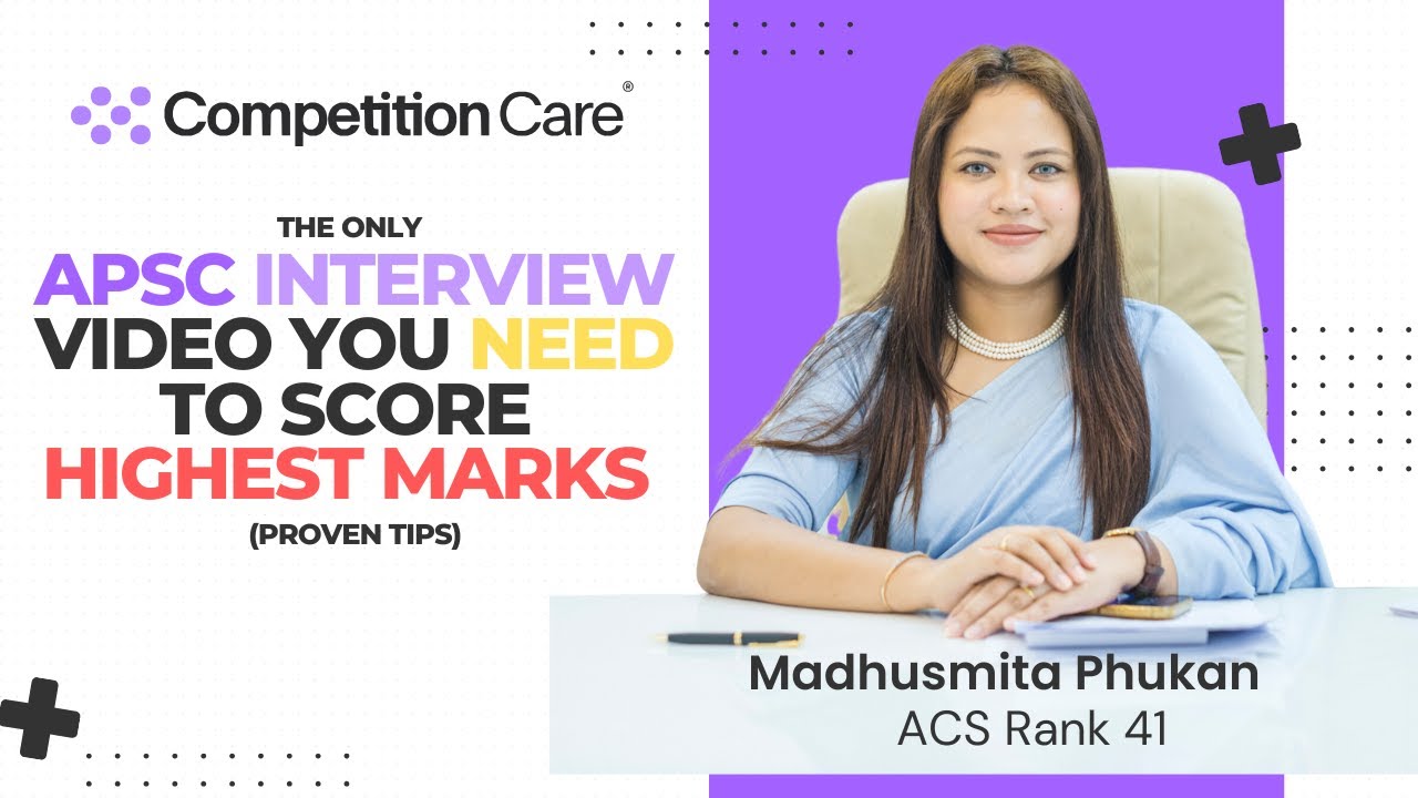 The only APSC Interview video you need to score highest marks| Madhusmita Ma'am, 3rd highest marks