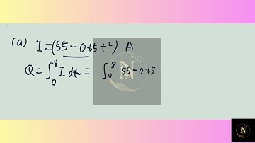 [Physics] The current in a wire varies with time according to the relationship (a) How many coulombs