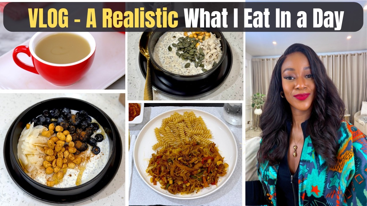 A Realistic What I Eat in a Day (Healthy Girl Routine) - Make Breakfast, Lunch & Dinner With Me
