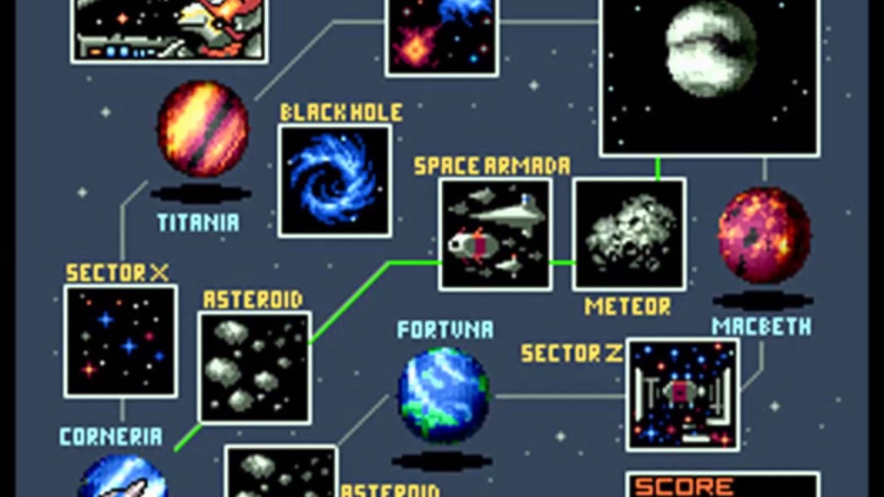 star fox 64 map routes